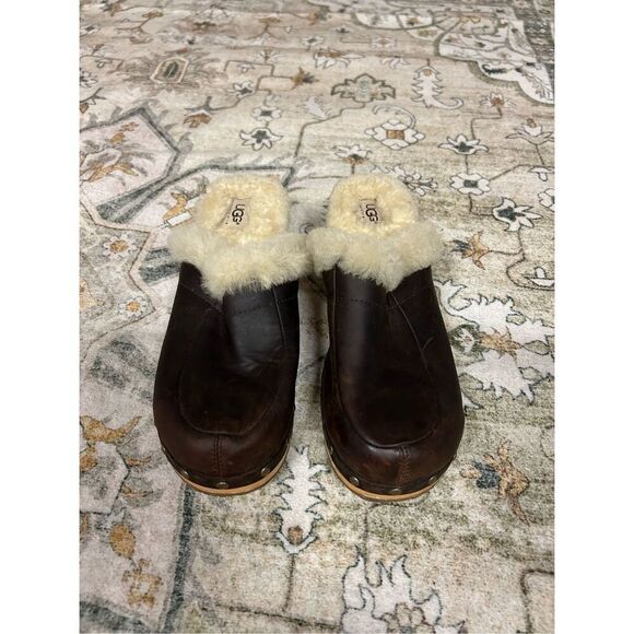 UGG Australia Kalie S/N 5425 Brown Leather - Picture 1 of 9